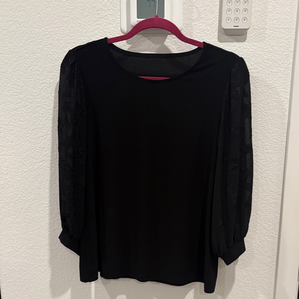 Elegant Black Women's Top